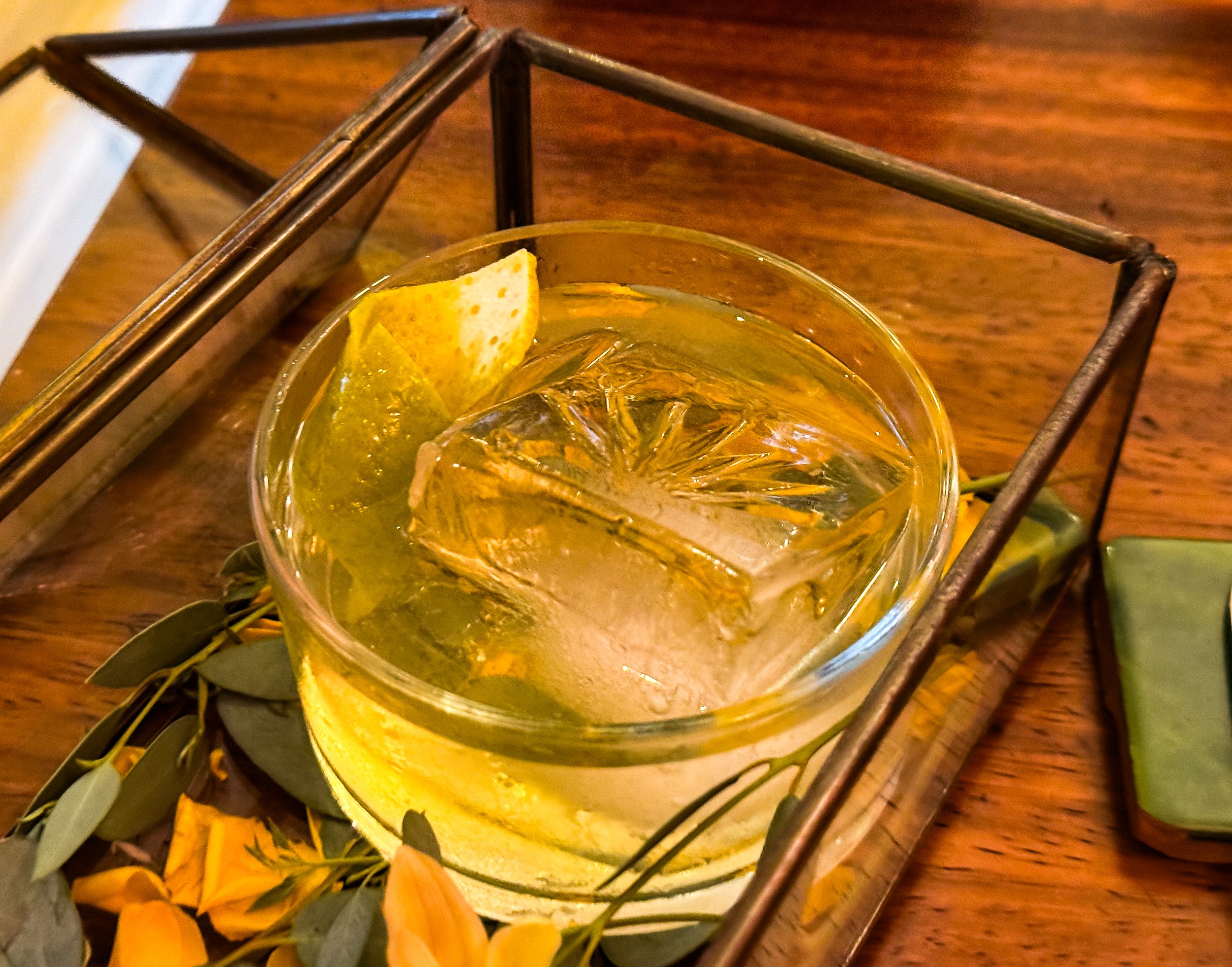 Negroni Blanco cocktail Mezcal & Sal Puerto Vallarta