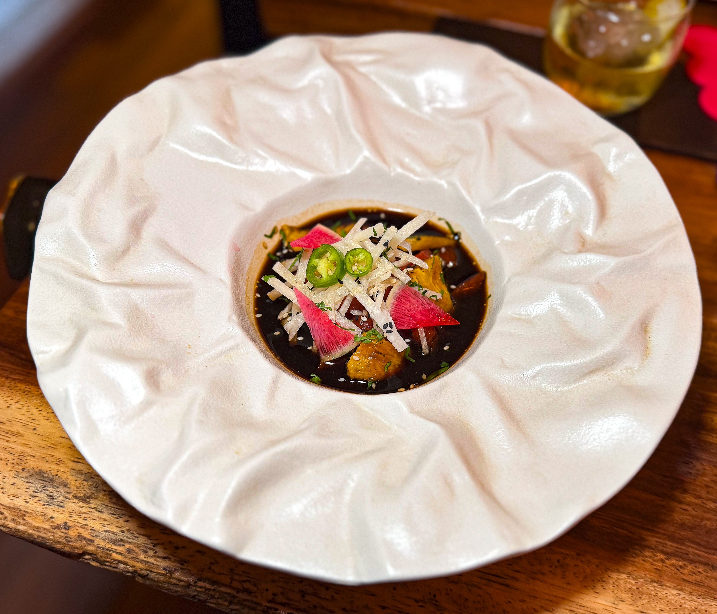 Miso Grilled Watermelon Mezcal & Sal Puerto Vallarta