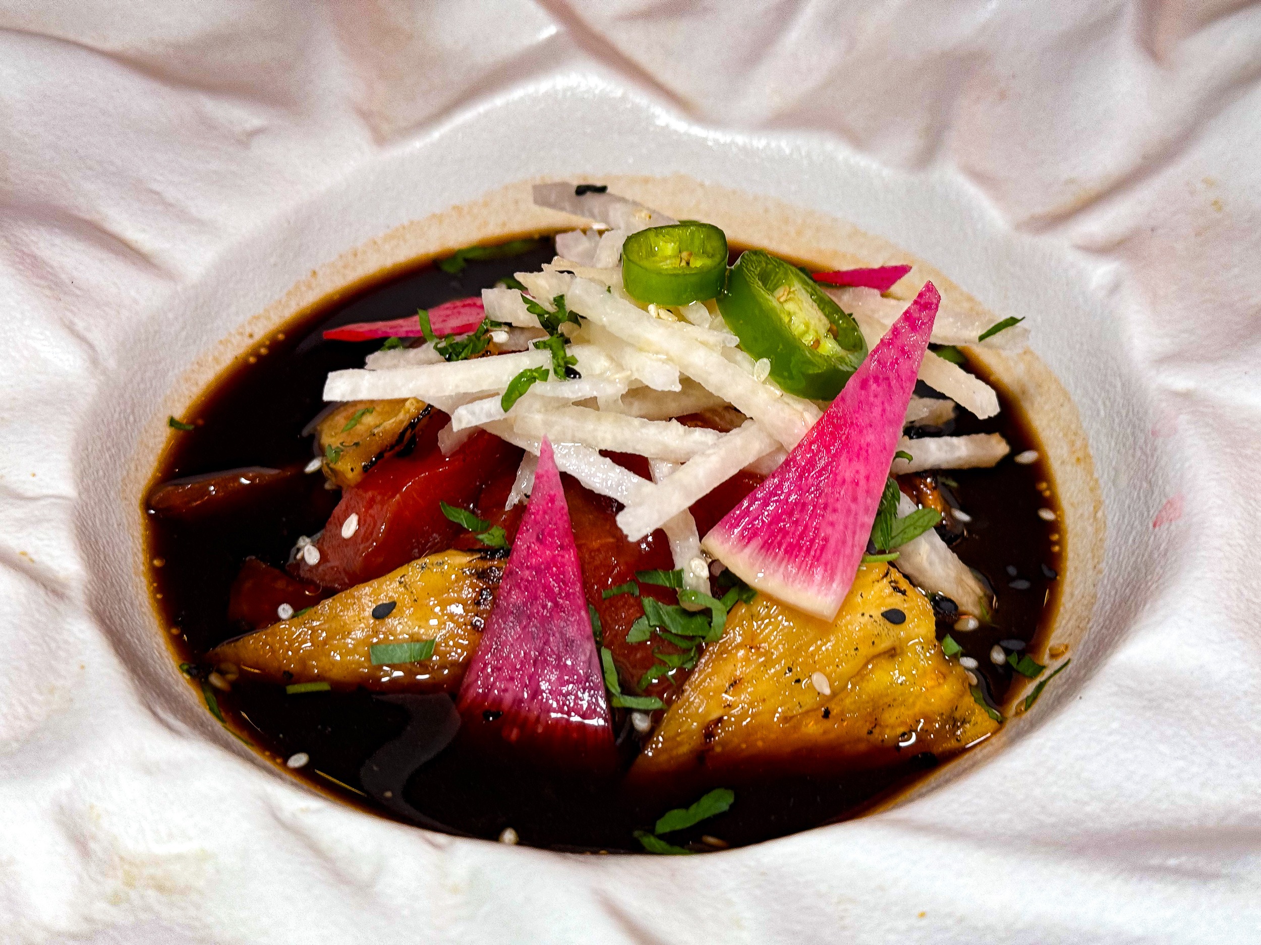 Miso Grilled Watermelon Mezcal & Sal Puerto Vallarta