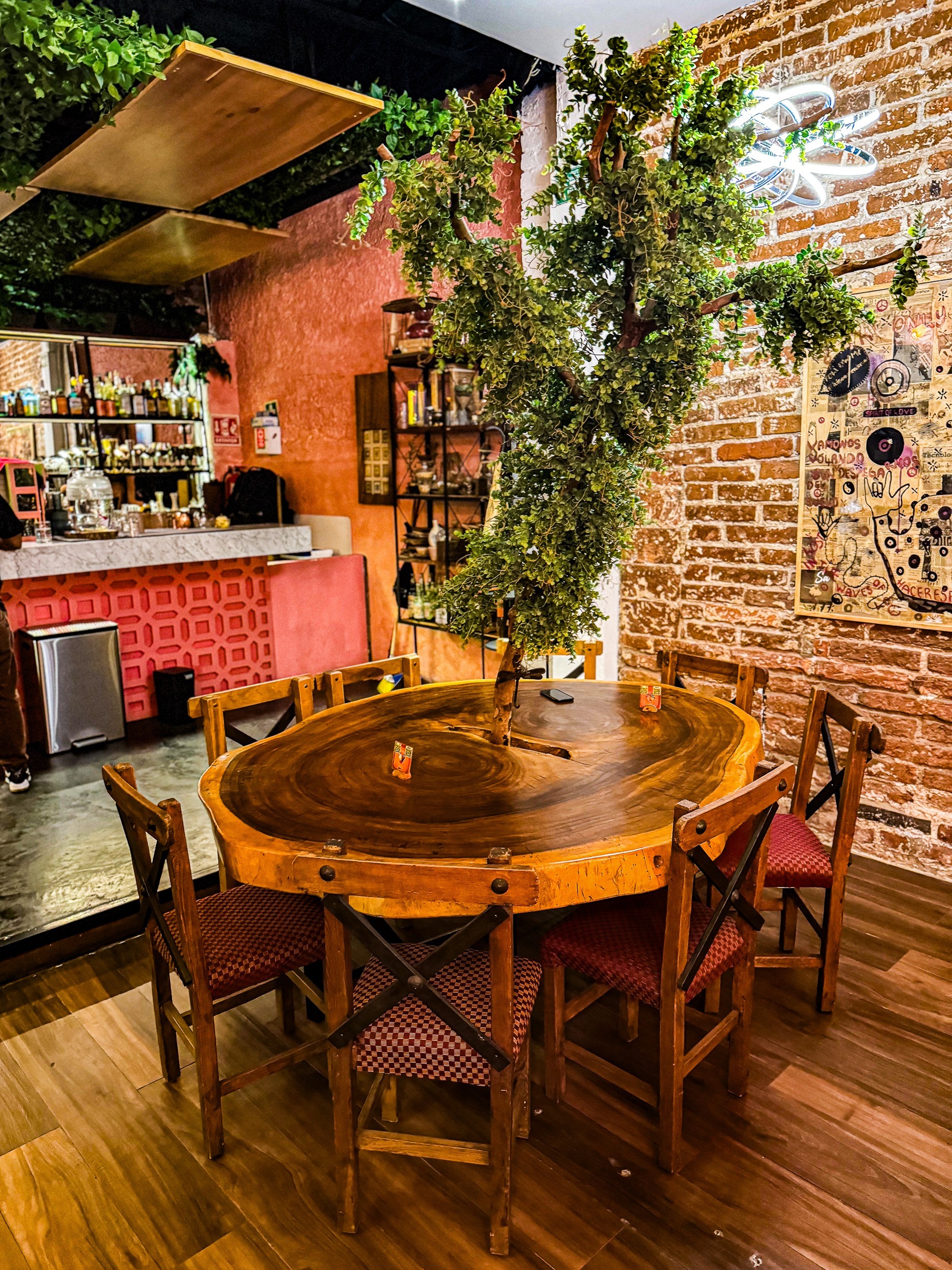 Inside the Mezcal & Sal Restaurant Puerto Vallarta