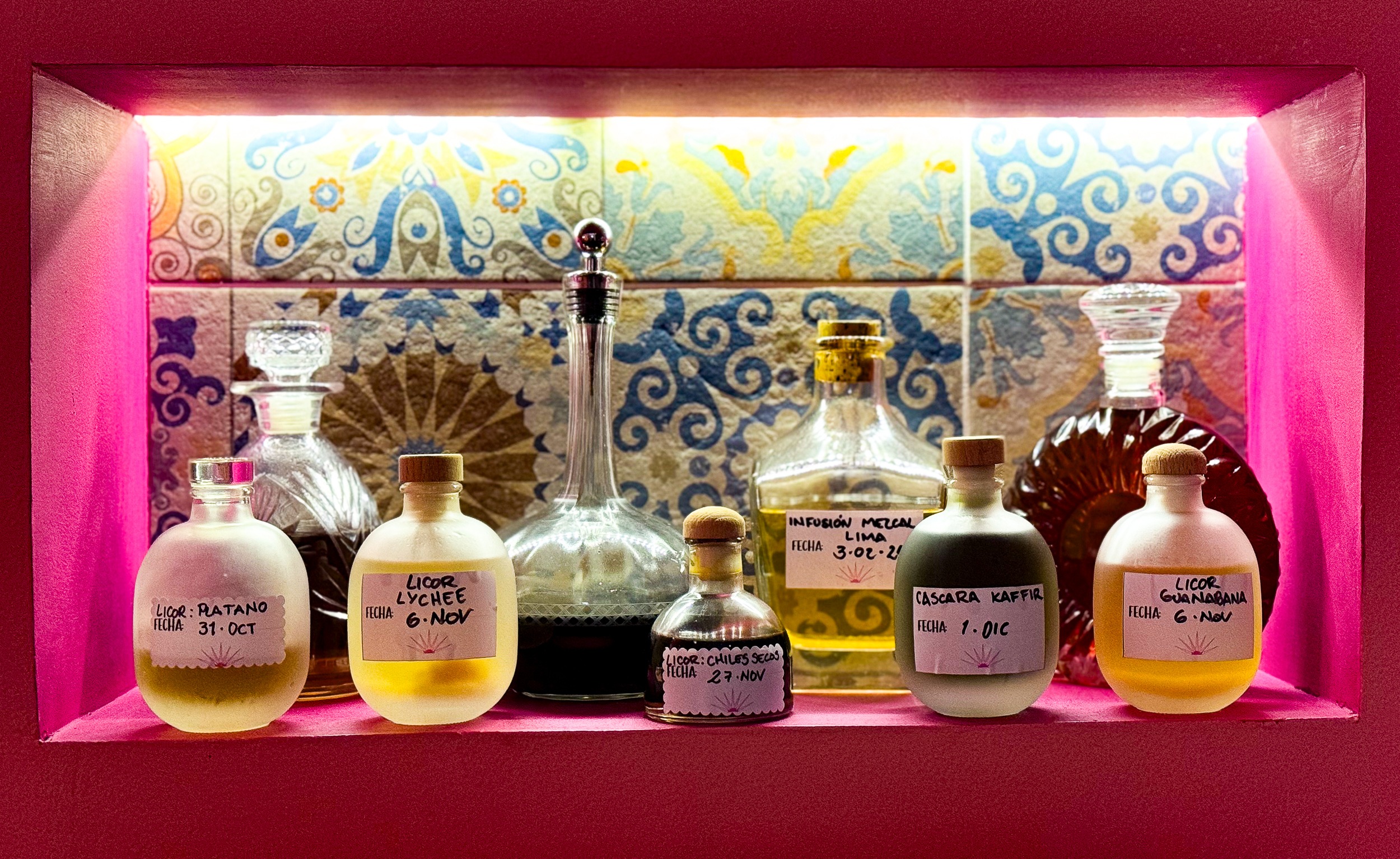 Elixirs for the Bar Mezcal & Sal Puerto Vallarta