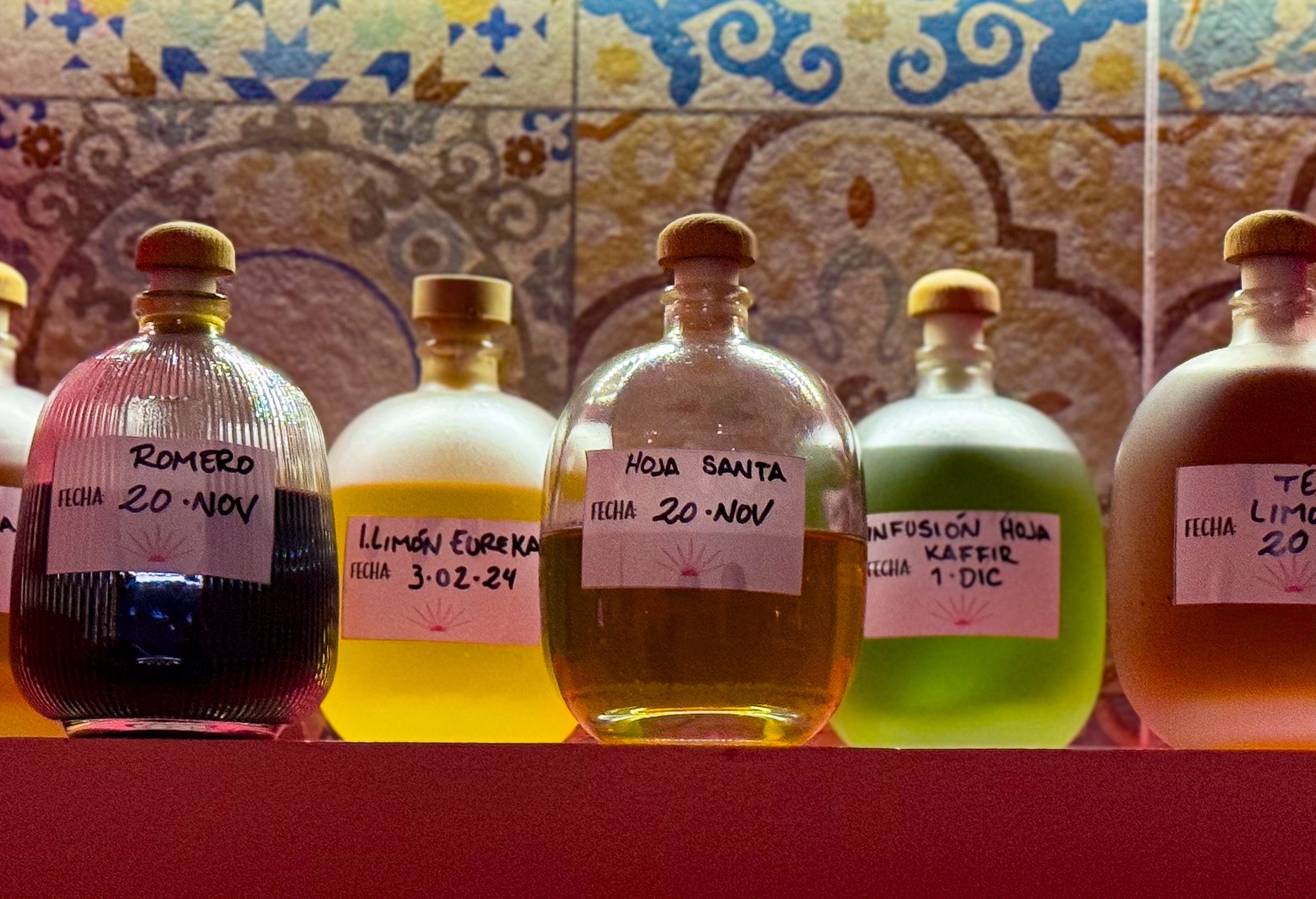 Elixirs for the Bar Mezcal & Sal Puerto Vallarta