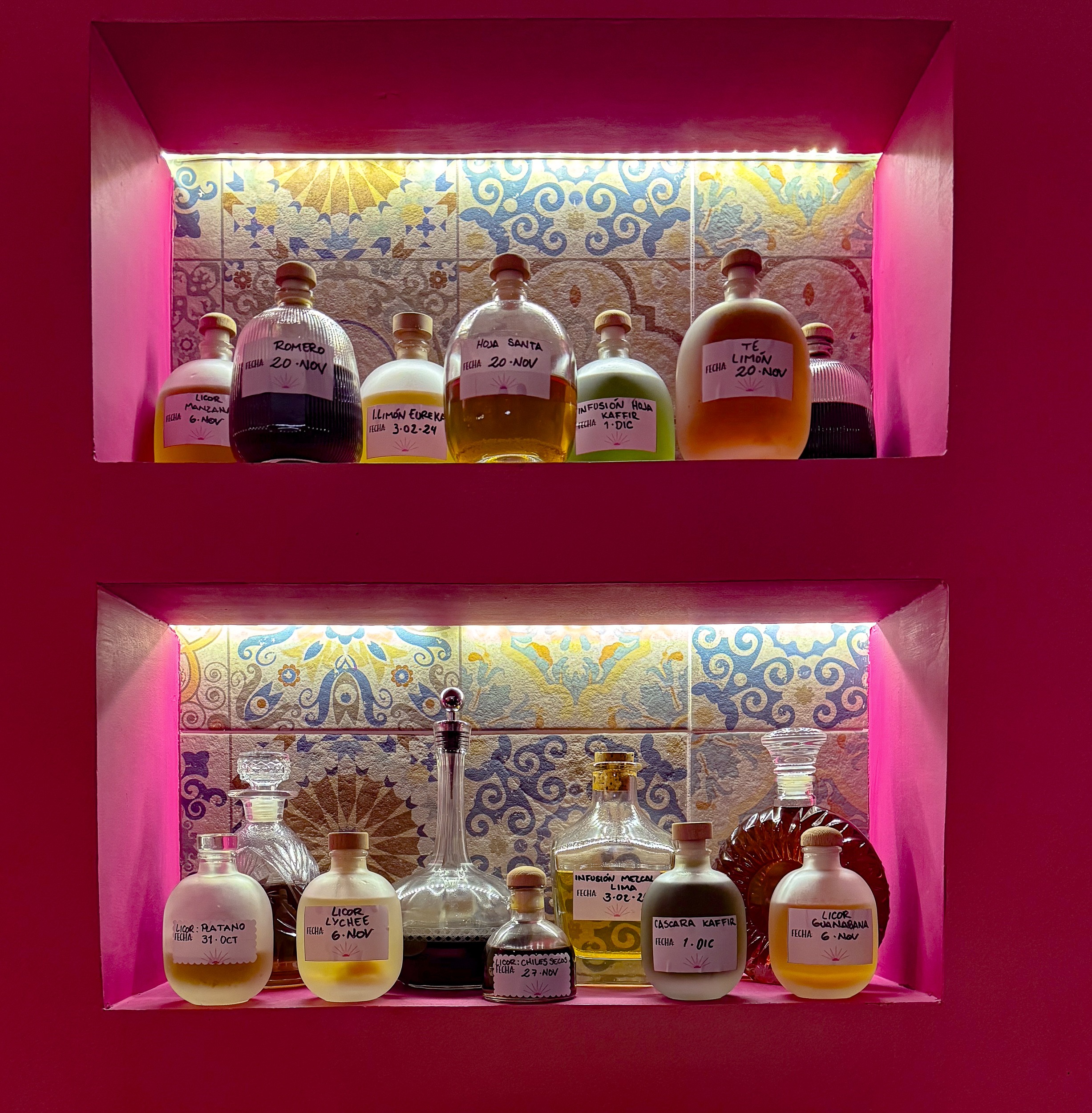 Elixirs for the Bar Mezcal & Sal Puerto Vallarta