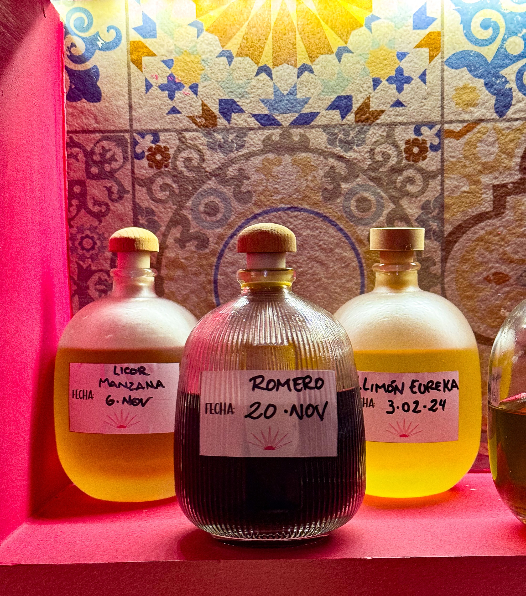Elixirs for the Bar Mezcal & Sal Puerto Vallarta