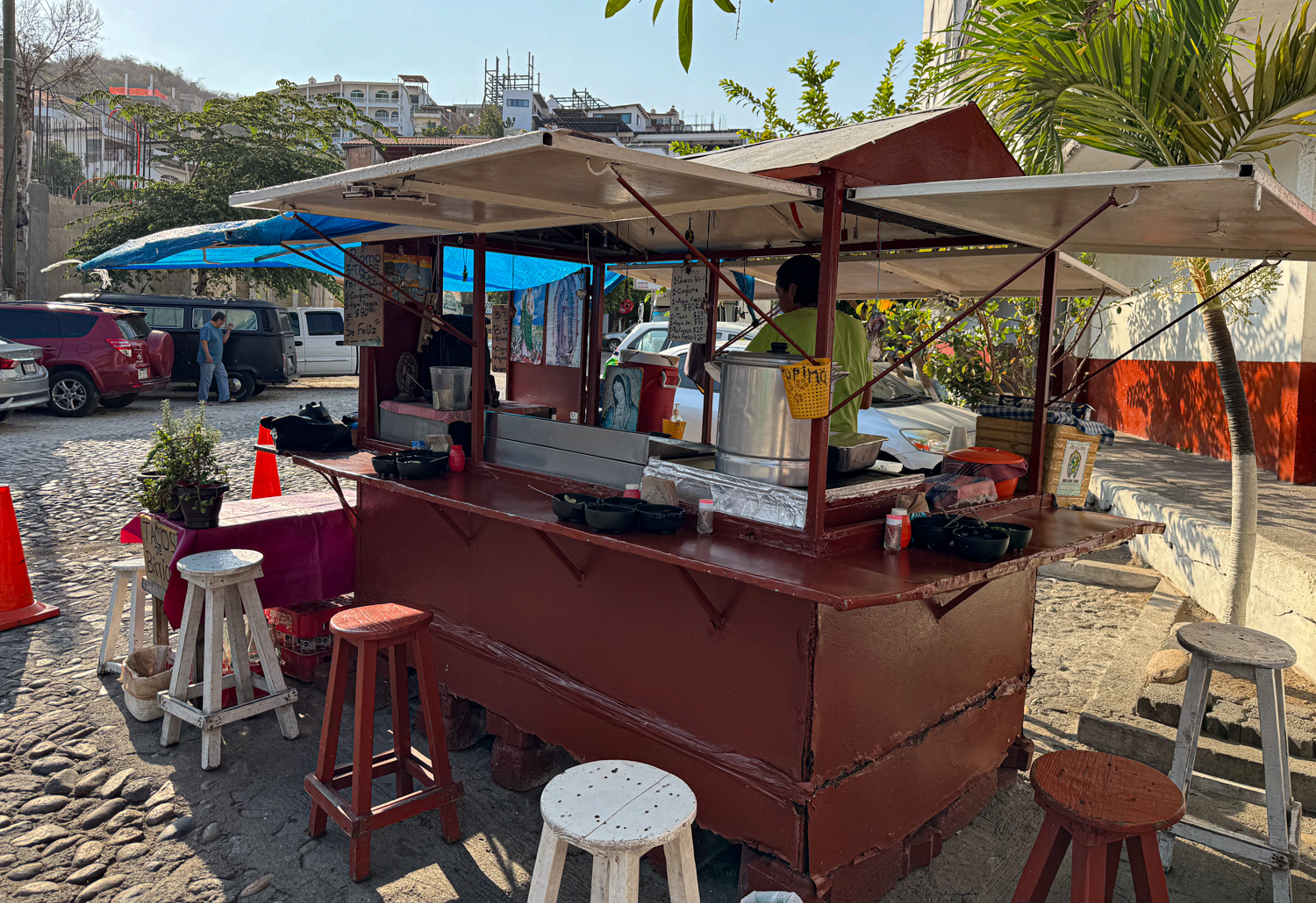 Taco stand Taqueria Lupita at Woolworths Celebrating Puerto Vallarta