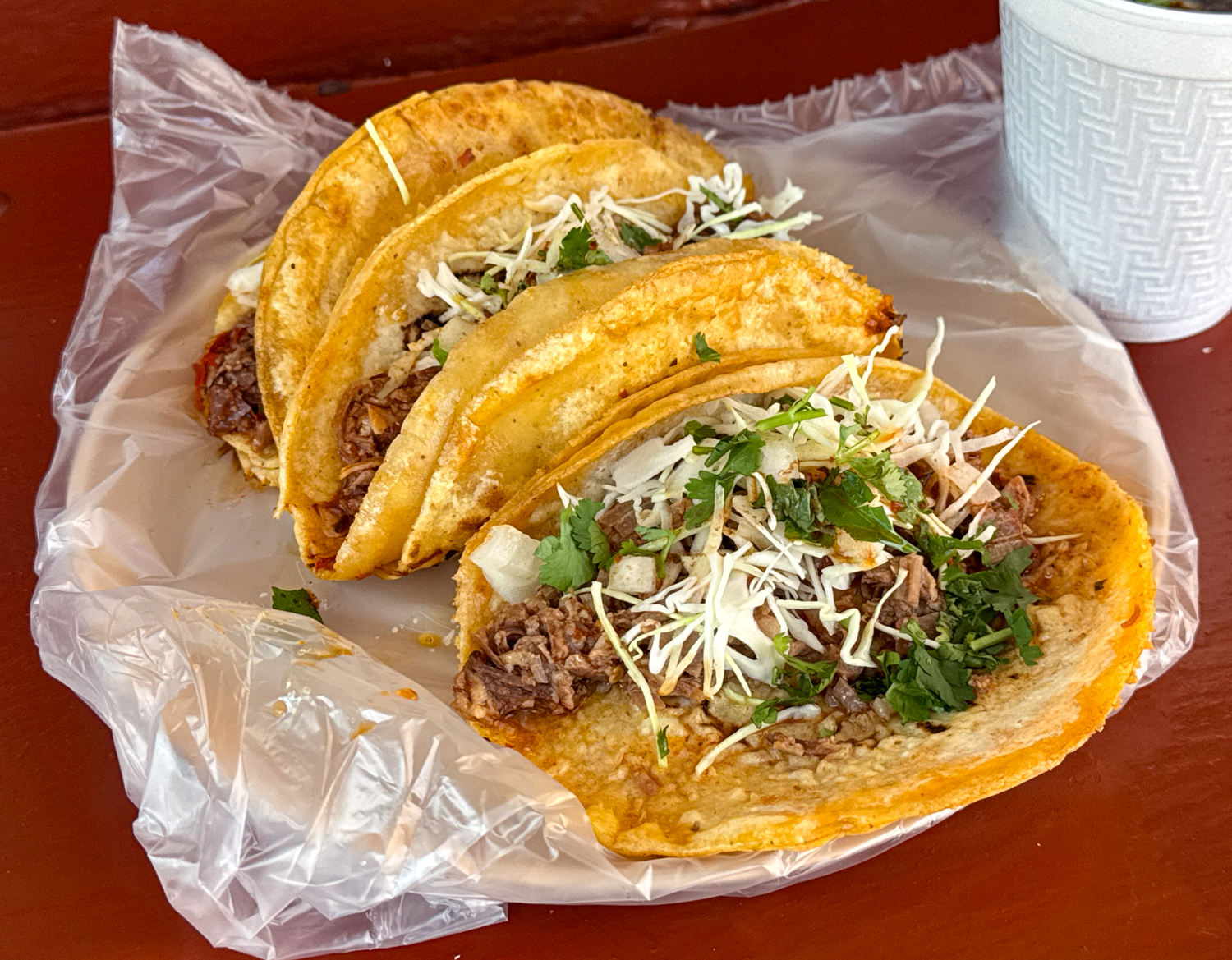Three tacos Taqueria Lupita at Woolworths Celebrating Puerto Vallarta 