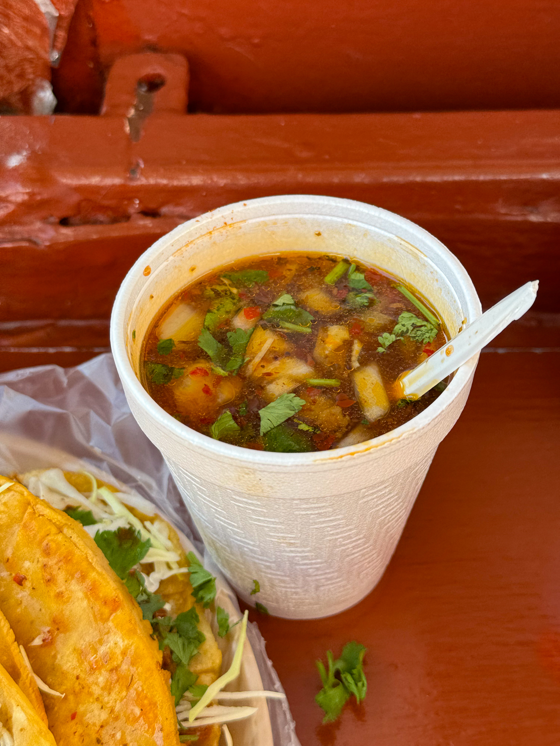 Birria Taco Consomme 