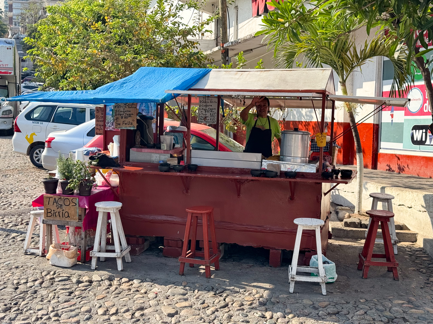 Taco stand 2 Taqueria Lupita at Woolworths Celebrating Puerto Vallarta