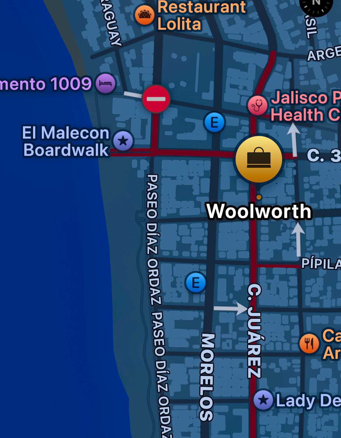 Street Map 2 Taqueria Lupita at Woolworths Celebrating Puerto Vallarta