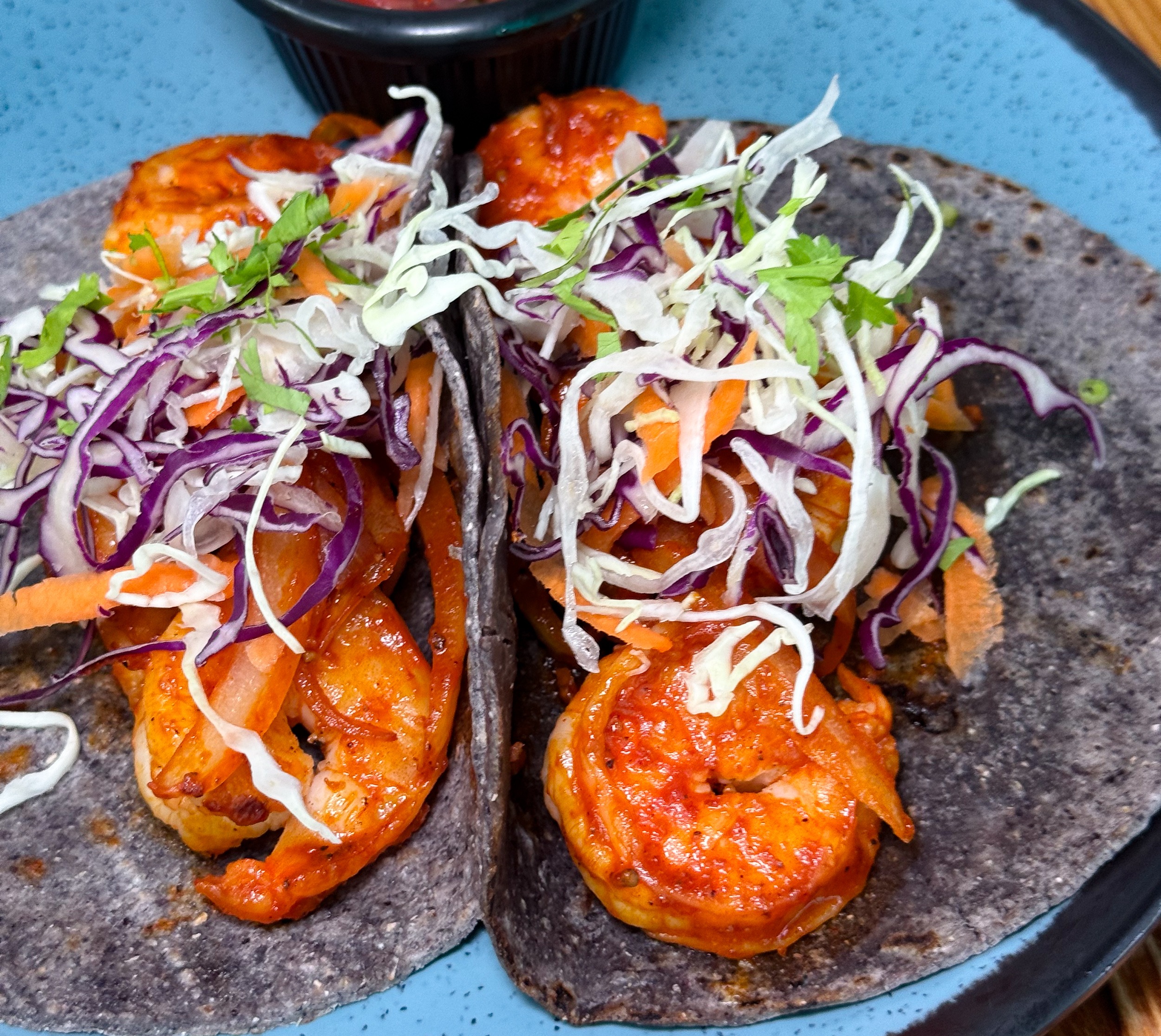 Tacos de Camaron Adobado Bahía 103