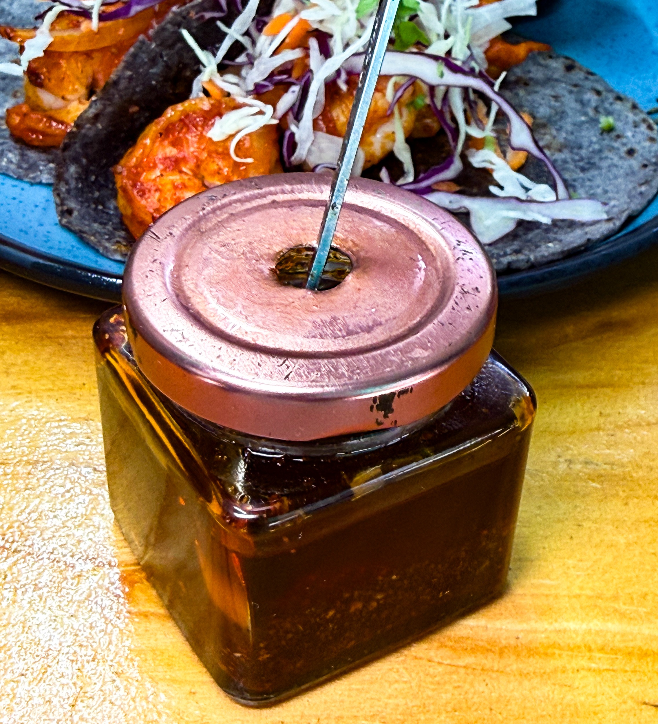 Tacos de Camaron Adobado Bahía 103