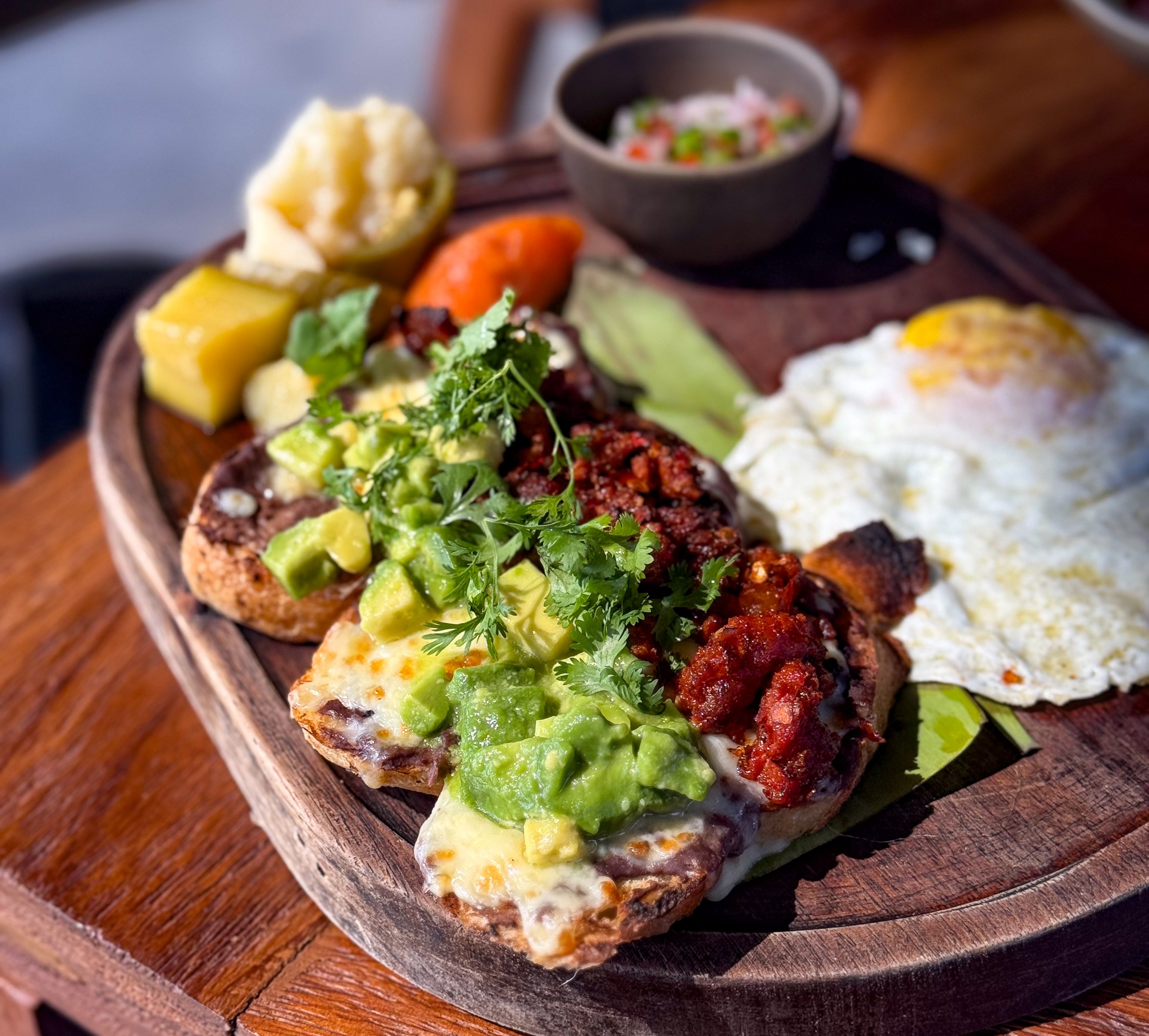 Cosecha Farm to Table Sourdough Bread Molletes