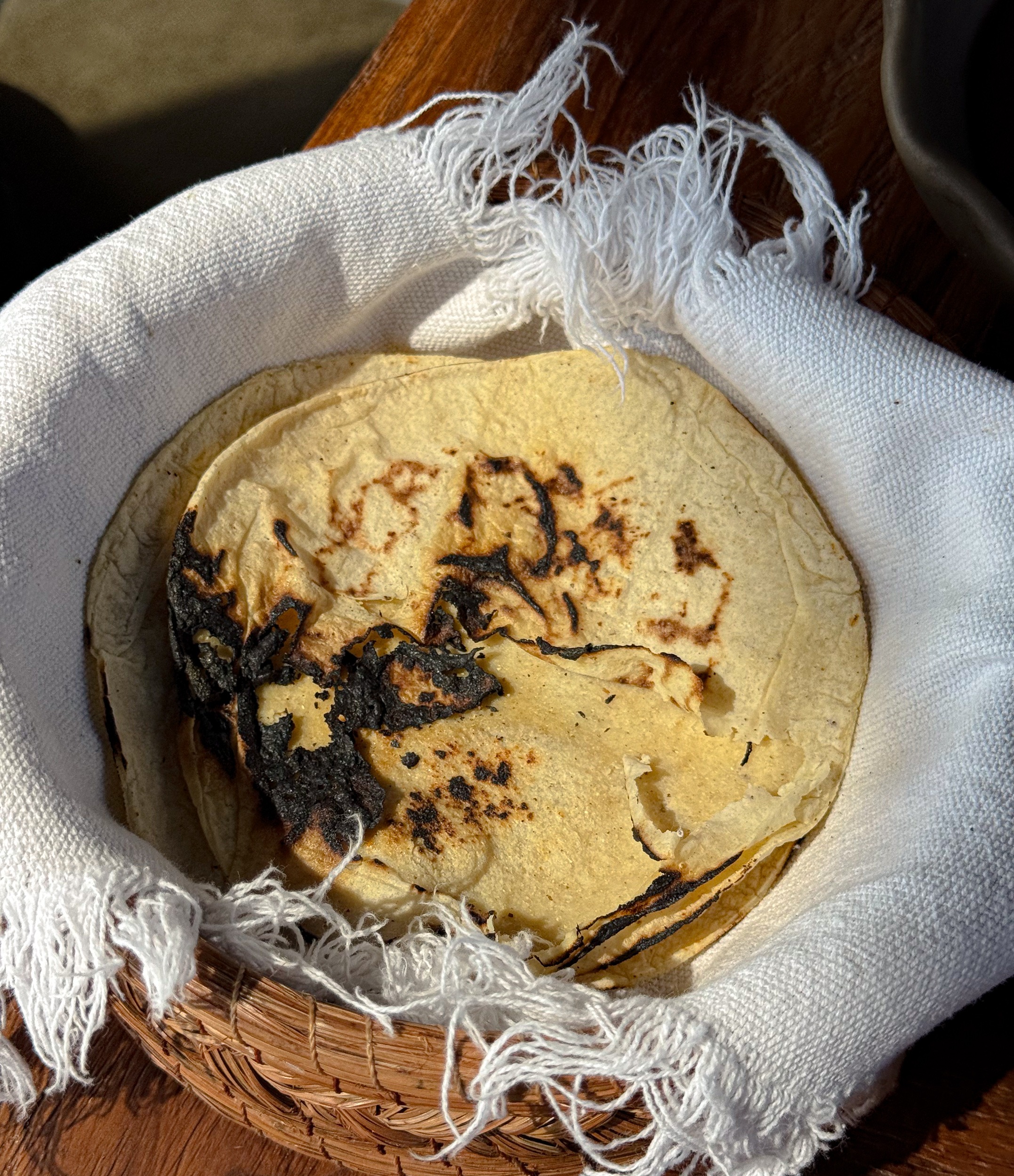 Angeles Eggs Charred Tortillas Cosecha Farm to Table 
